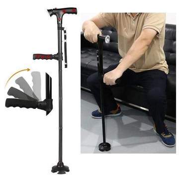 Foldable And Anti-fall Walking Stick