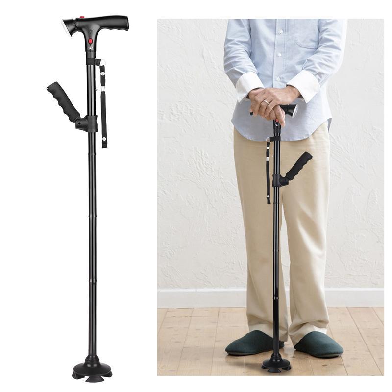 Foldable And Anti-fall Walking Stick