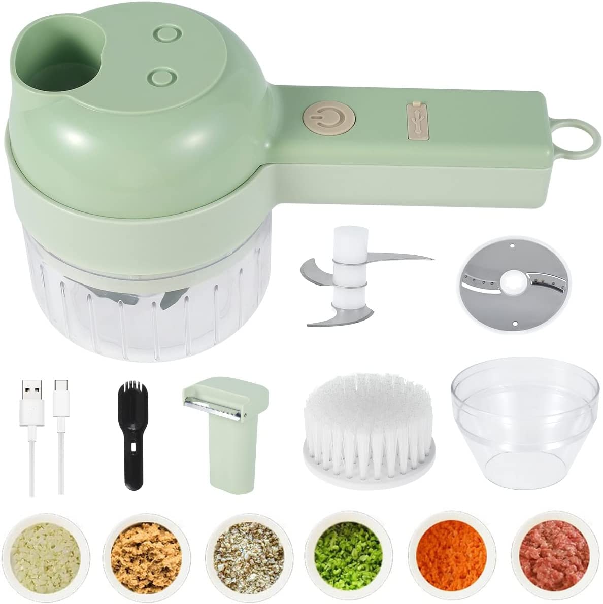 Handheld Electric Vegetable Cutter Set