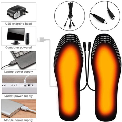 Heated Thermal Shoe Soles (USB Rechargeable)