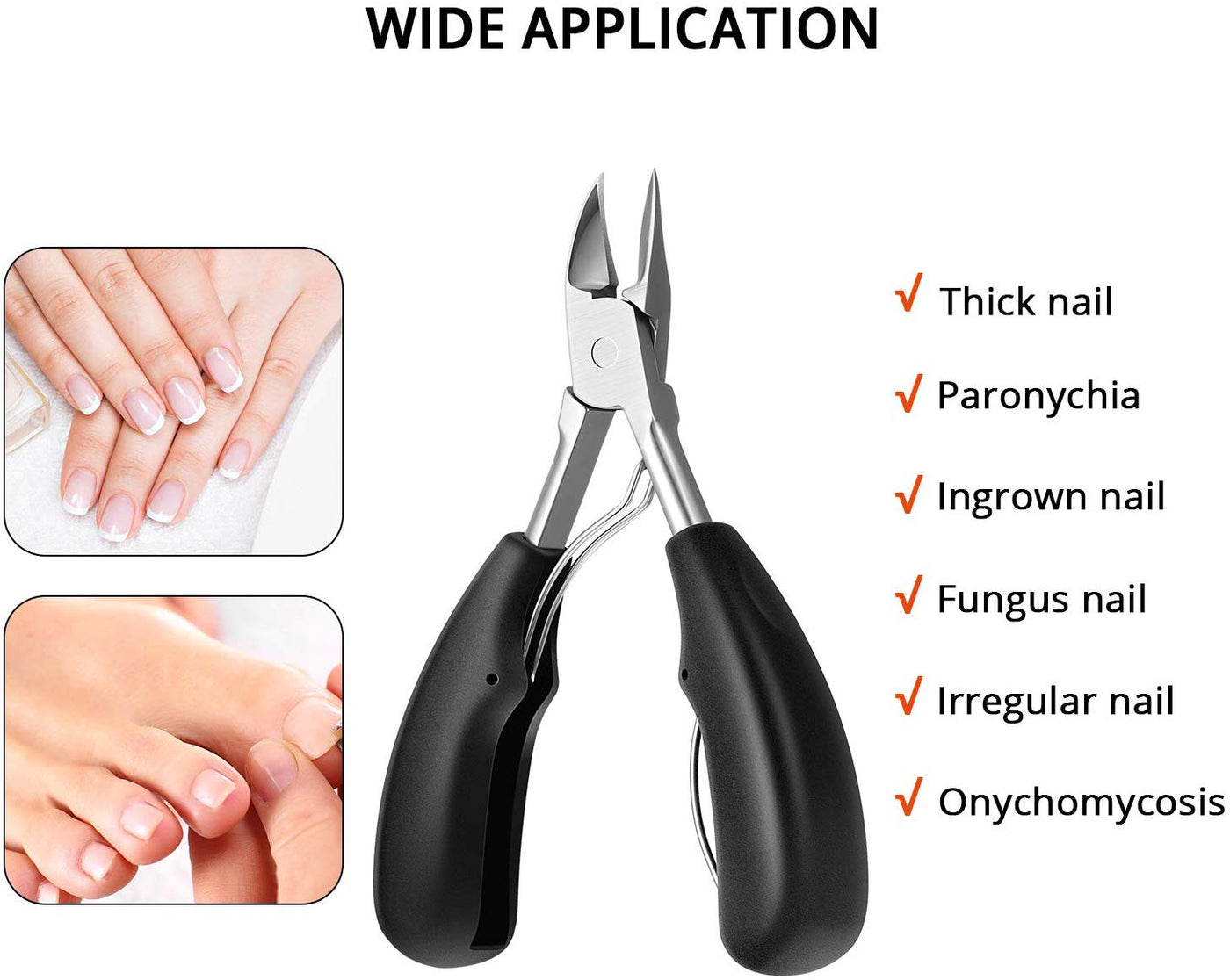 Medical-Grade Toenail Clippers