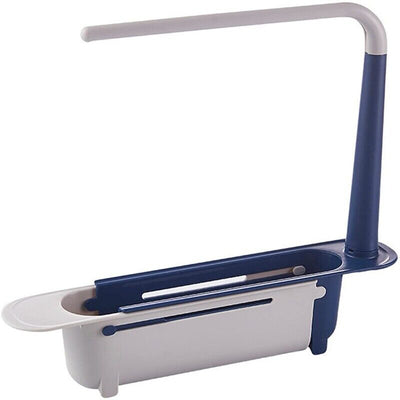 Telescopic 2-in-1 Sink Storage Rack Holder